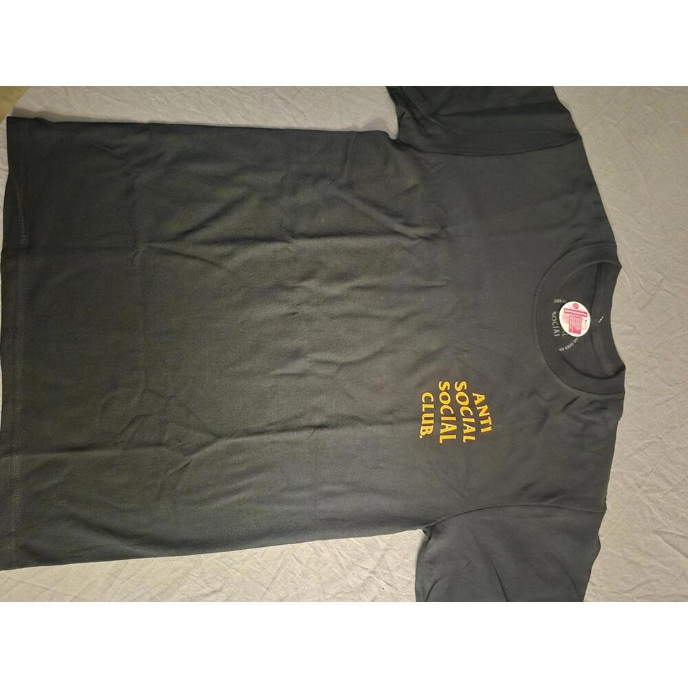 Anti Social Social Club Black Tee Size Medium